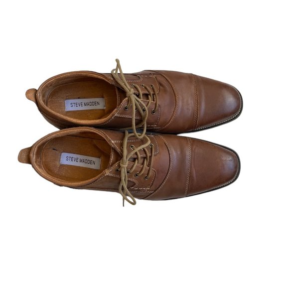 Steve Madden Tan Lace up Casual Shoes - Picture 3 of 6